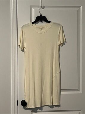 Copper Key Cream Short Sleeve T-Shirt Dress